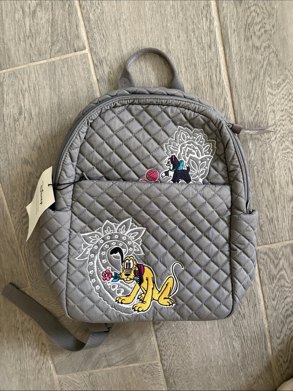 Vera Bradley Disney mini backpack Pluto and Figaro  NWT. Piccadilly Paisley